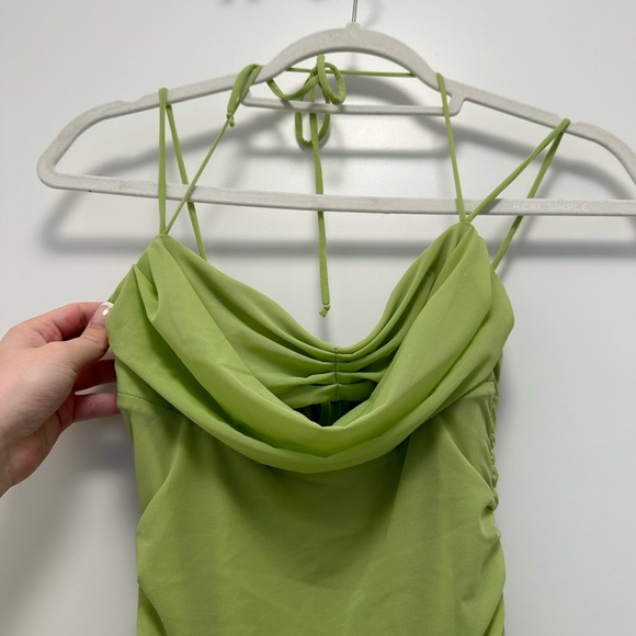 WINDSOR Green Tulle Bodycon Dress - Picture 1 of 5